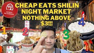 Shilin Night Market Cheap Eats Tour | Michelin Bib Gourmand 2025