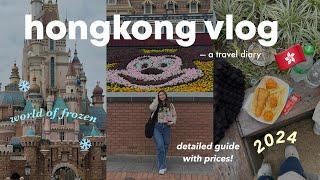 HONG KONG travel vlog  Disneyland day! World of Frozen ️️ + updated prices! | Sittie Saheda