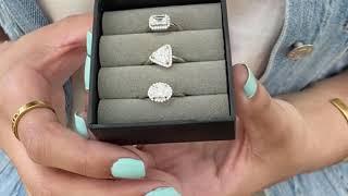 SLATE & TELL | Meet our Classic Halo Engagement Rings!