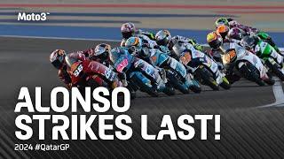 The nail-biting Moto3™ last lap at Lusail  | 2024 #QatarGP