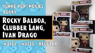 Rocky Balboa, Clubber Lang, Ivan Drago Funko Pop - Rocky // Just One Pop Showcase