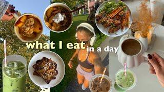 what I eat in a day | healthy meals, fall recipes, explaining my health goal