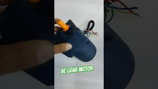 Ac Gear motor With Speed Controller FHP motor available in 3 phase. Small Size Ac gear Motor #diy