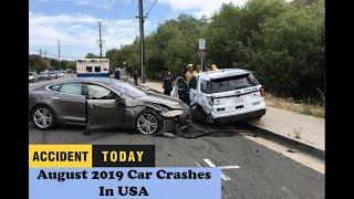 Horrible Car Accident In August 2019 Car Crashes In USA