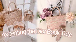 DIY Dior Book Tote Bag - recreating the Dior Book Tote Bag - DIY Book Tote Bag