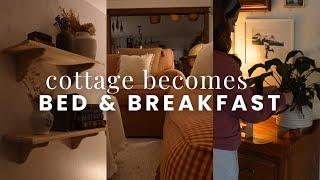 transforming our home into a BED & BREAKFAST!! cozy winter homemaking, hospitality and meal prep.