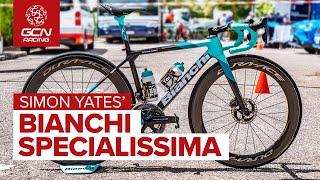 Simon Yates' Bianchi Specialissima | Team BikeExchange's Lightweight, Italian, Race Bike