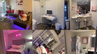 Furnished Apartment Tour 2021 *Modern *Glam *Pink *Silver