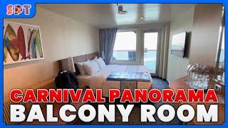 Carnival Panorama Balcony Room Tour | Lido Deck Balcony Room 10278