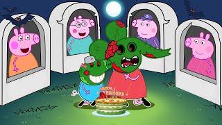 Zombie Apocalypse, Peppa Pig Turn into Zombies Happy Birthday Family  | Peppa Pig Funny Animation