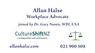 Allan Halse, CultureShift NZ & Dr. Gary Namie, WBI