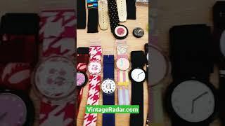 Pop Swatch Watches 80s and 90s | Vintage Swatch Pop Watch Collection for Men and Women