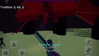 Collin Defeats The Ender Dragon  On My IPad ( Creative Mode )