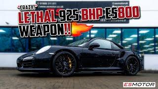 THIS 925 BHP PORSCHE TURBO S IS LETHAL! #porsche #esmotoruk