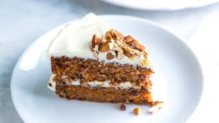 Incredibly Moist Carrot Cake Recipe - Homemade Carrot Cake