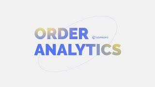 Order Analytics - GoProfit App Guide