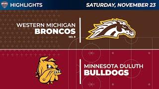 11-23-24 Western Michigan at Minnesota Duluth Highlights