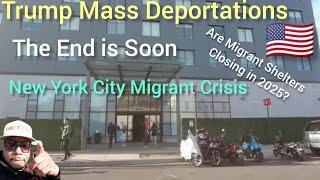 The Queens Side of New York City Migrant Crisis! Trump Mass Deportations 