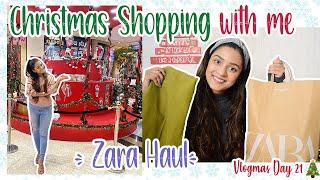 zara & miniso haul, christmas shopping | Vlogmas Day 21| Meghna Verghese