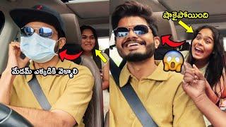 Anand Devarakonda and Jabardasth Emmanuel Pranks Unknown in Car|Jabardasth Emmanuel Car Prank