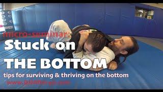 BJJ After 40 Micro Seminar: Stuck on the bottom tips to survive & thrive from the 'Spider Ninja'