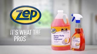 Zep's Heavy-Duty Citrus Degreaser... it's what the pros use!