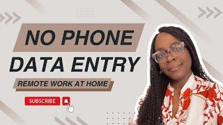 NO PHONE REMOTE DATA ENTRY ASSOCIATE JOBS | BENEFITS PAID TRAINING