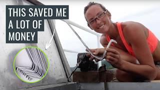 DIY Mast Steps on a BUDGET: How I Built and Installed Aluminum Mast Steps on My Sailboat
