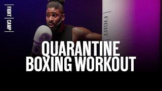 15 MINUTE AT HOME BOXING WORKOUT NO EQUIPMENT NEEDED