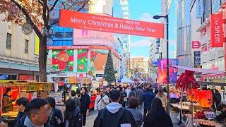 Seoul KOREA - Myeongdong Shopping Street 2024 [Travel Vlog]