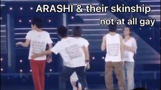 arashi being cute with each other for nearly 4 minutes