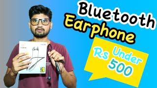 Bluetooth Earphone under 500 unboxing & Review | Techfire Tune 200