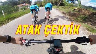 Mtb ve Yol bisikleti Karşılaşması - Köy Yollarında Atak Çekmek - Muğla Bisiklet Turu