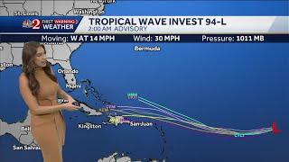 NHC monitoring Invest 94-L, possible tropical depression; Florida impacts seem low for now