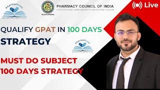 Pharmaminds 100 GPAT Days Strategy | GPAT 2024 | Pharmaminds