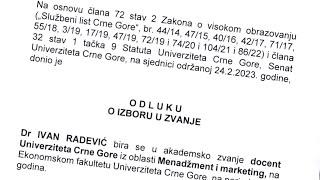 Put do docenture 2023 – Ivan Radević