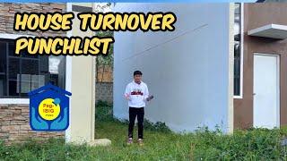 HOUSE TURNOVER PUNCHLIST : Mga Dapat I-Check Bago MOVING IN sa Bahay mula sa PAG-IBIG!