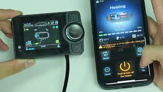 Likaci Diesel Heater Bluetooth & APP Control Switch Operation