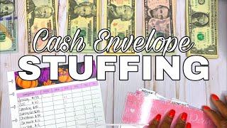 CASH ENVELOPE STUFFING | OCTOBER PAYCHECK #1