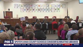 Spotsylvania County Public Schools consider eliminating libraries | FOX 5 DC