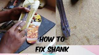 How to make high heels: How to fix shank in an insole.