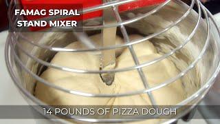 Famag Spiral Stand Mixer | 14 Pounds of Pizza Dough