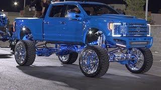 Lifted Trucks at the SEMA Show Cruise 2019