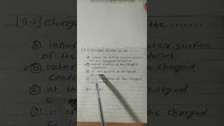 OBJECTIVE FOR JEE /NEET / SUB :-  PHYSICS                    TOPIC :-  ELECTROSTATIC