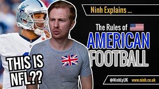 British Guy Reacts To The Rules of American Football (EXPLAINED!) NFL