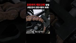 체인 관리의 중요성..방치하면 이렇게 됩니다#ducatipanigale #오토바이체인 #오토바이사고