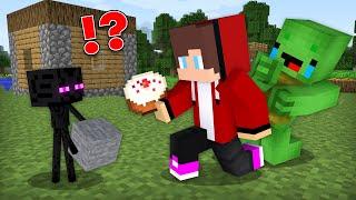 JJ is Helping A Baby Enderman ?! (Maizen)