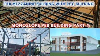 My First Mezzanine Floor PEB Building Project | PEB Building With RCC Building |  Part-1