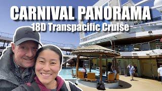 Our first 18D Transpacific Cruise on Carnival Panorama: Embarkation Day! [Vlog# 30]