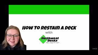 How To Restain a Deck